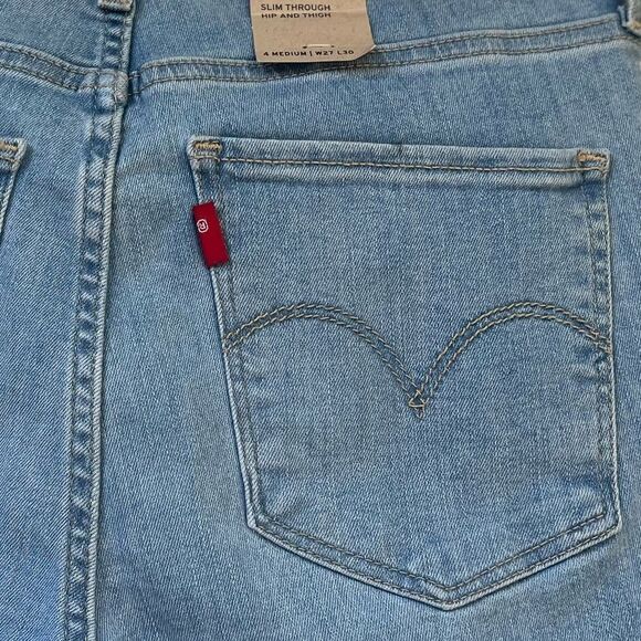 Levi's 720 High-Rise Super Skinny Distressed Jeans 24 27 New NWT - Picture 8 of 10